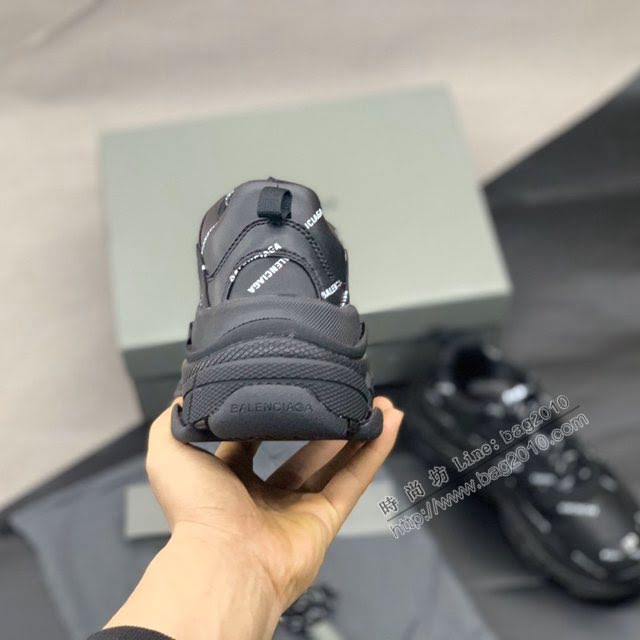 Balenciaga經典款男鞋 巴黎世家頂級版本復古跑鞋 Balenciaga情侶款老爹鞋  hdbl1002